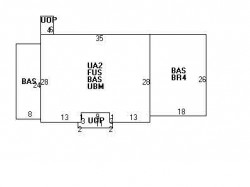 129 Woodward St, Newton, MA 02461 floor plan