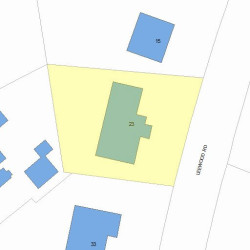 23 Leewood Rd, Newton, MA 02461 plot plan