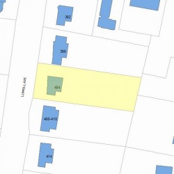 404 Lowell Ave, Newton, MA 02460 plot plan