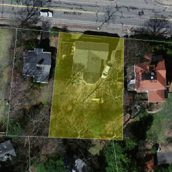 1038 Beacon St, Newton, MA 02459 aerial view