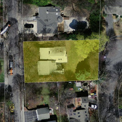 184 Paulson Rd, Newton, MA 02468 aerial view