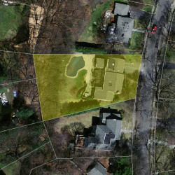 39 White Oak Rd, Newton, MA 02468 aerial view