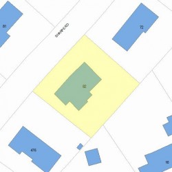 82 Sharpe Rd, Newton, MA 02459 plot plan