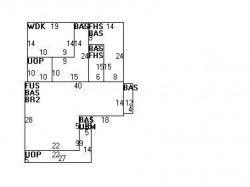 660 Grove St, Newton, MA 02462 floor plan