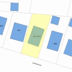 2071 Commonwealth Ave, Newton, MA 02466 plot plan