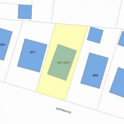 2073 Commonwealth Ave, Newton, MA 02466 plot plan