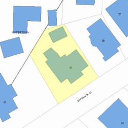 45 Jefferson St, Newton, MA 02458 plot plan