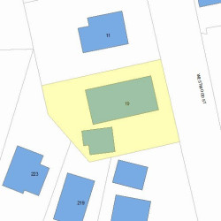 19 Westwood St, Newton, MA 02465 plot plan