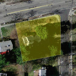 638 Beacon St, Newton, MA 02459 aerial view