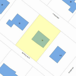 38 Kappius Path, Newton, MA 02459 plot plan