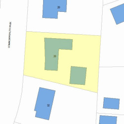 26 Commonwealth Park, Newton, MA 02459 plot plan