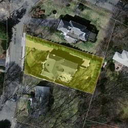 18 Druid Hill Rd, Newton, MA 02461 aerial view