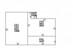 61 Plainfield St, Newton, MA 02468 floor plan