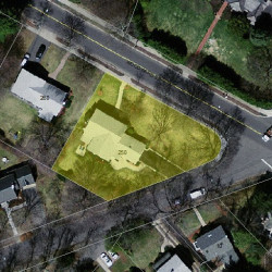 250 Woodward St, Newton, MA 02468 aerial view