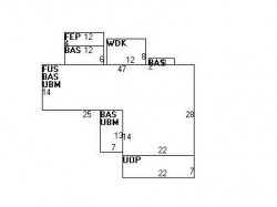 62 Kensington St, Newton, MA 02460 floor plan