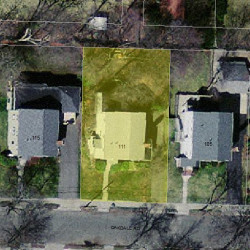 111 Oakdale Rd, Newton, MA 02461 aerial view