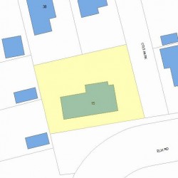 15 Otis Park, Newton, MA 02460 plot plan