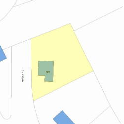 265 Varick Rd, Newton, MA 02468 plot plan