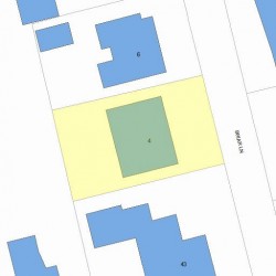 4 Briar Ln, Newton, MA 02460 plot plan