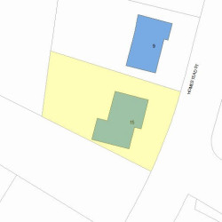 15 Homestead St, Newton, MA 02468 plot plan