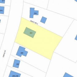 222 Grove St, Newton, MA 02466 plot plan