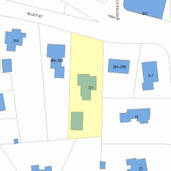 300 Elliot St, Newton, MA 02461 plot plan