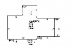 95 Dedham St, Newton, MA 02461 floor plan