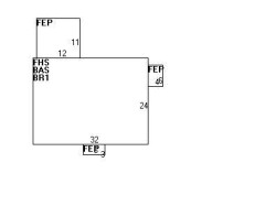 122 Falmouth Rd, Newton, MA 02465 floor plan