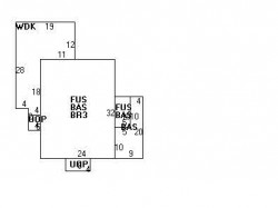 289 Cypress St, Newton, MA 02459 floor plan