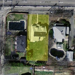 760 Boylston St, Newton, MA 02459 aerial view