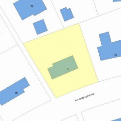 57 Shornecliffe Rd, Newton, MA 02458 plot plan