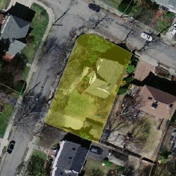 6 Rotherwood Rd, Newton, MA 02459 aerial view