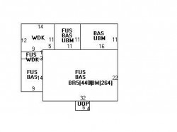 21 Tennyson Rd, Newton, MA 02465 floor plan