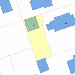 407 Cherry St, Newton, MA 02465 plot plan