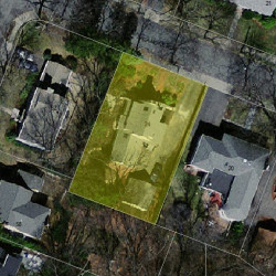 24 Sagamore Rd, Newton, MA 02461 aerial view