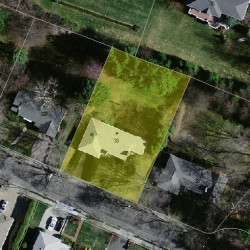 30 Columbine Rd, Newton, MA 02459 aerial view