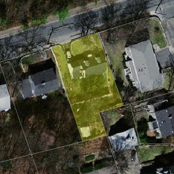 210 Austin St, Newton, MA 02465 aerial view