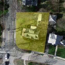 789 Commonwealth Ave, Newton, MA 02459 aerial view