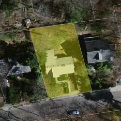 309 Kenrick St, Newton, MA 02458 aerial view