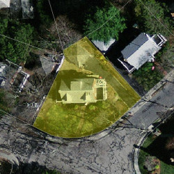 231 Ward St, Newton, MA 02459 aerial view