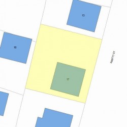 17 Abbott St, Newton, MA 02464 plot plan