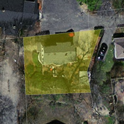 18 Higgins St, Newton, MA 02466 aerial view