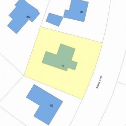 70 Arnold Rd, Newton, MA 02459 plot plan