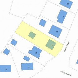 15 Concolor Ave, Newton, MA 02458 plot plan