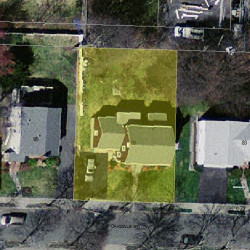 89 Oakdale Rd, Newton, MA 02459 aerial view