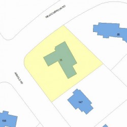 35 Meadowbrook Rd, Newton, MA 02459 plot plan