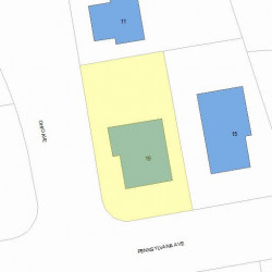 19 Pennsylvania Ave, Newton, MA 02464 plot plan