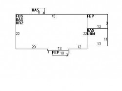 25 Dolphin Rd, Newton, MA 02459 floor plan