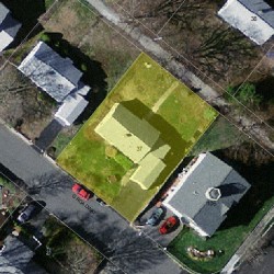 37 Kappius Path, Newton, MA 02459 aerial view