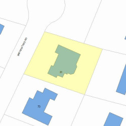 81 Broken Tree Rd, Newton, MA 02459 plot plan